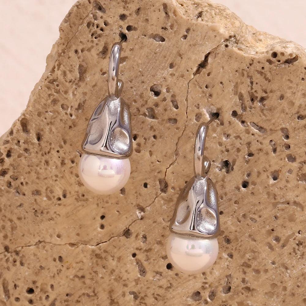 Pearl Droplet Earrings