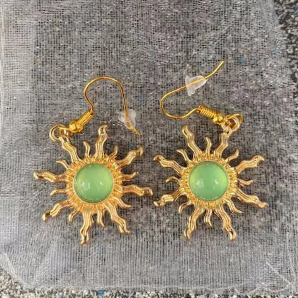 Sun Dangle Earrings