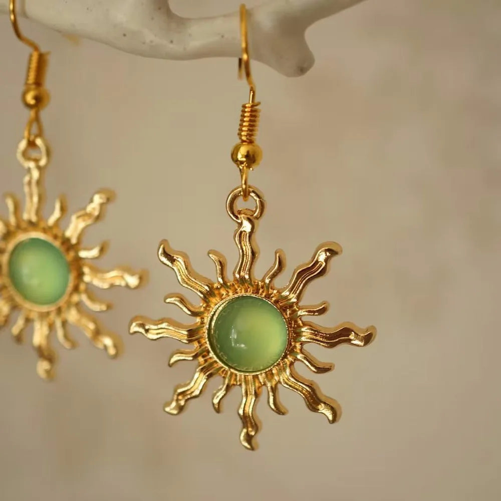 Sun Dangle Earrings
